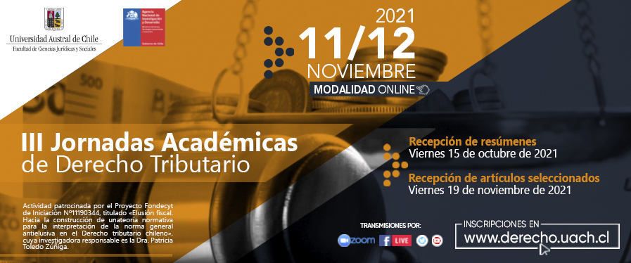 BANNER 897X374 III JORNADAS ACADÉMICAS DE DERECHO TRIBUTARIO