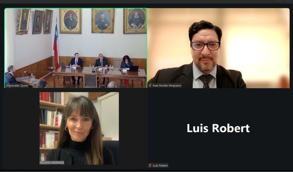 Prof. Iván Hunter integró comisión doctoral en la U. de Chile por tesis sobre cosa juzgada penal y civil