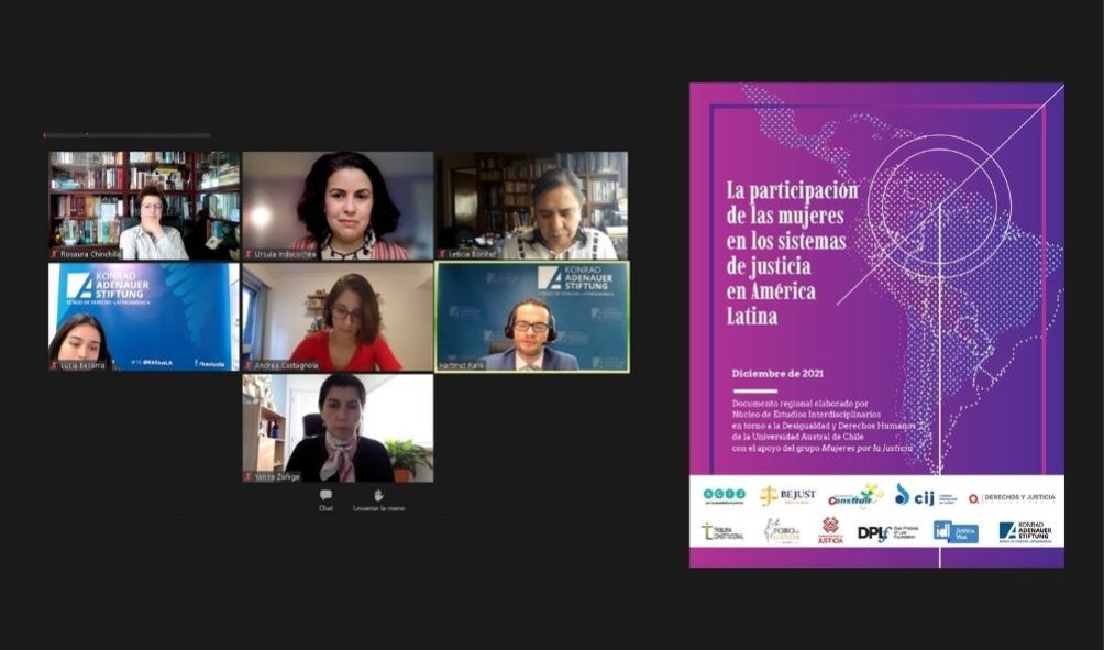 Investigadora Yanira Zúñiga presentó informe sobre participación de las mujeres en los sistemas de justica en América Latina