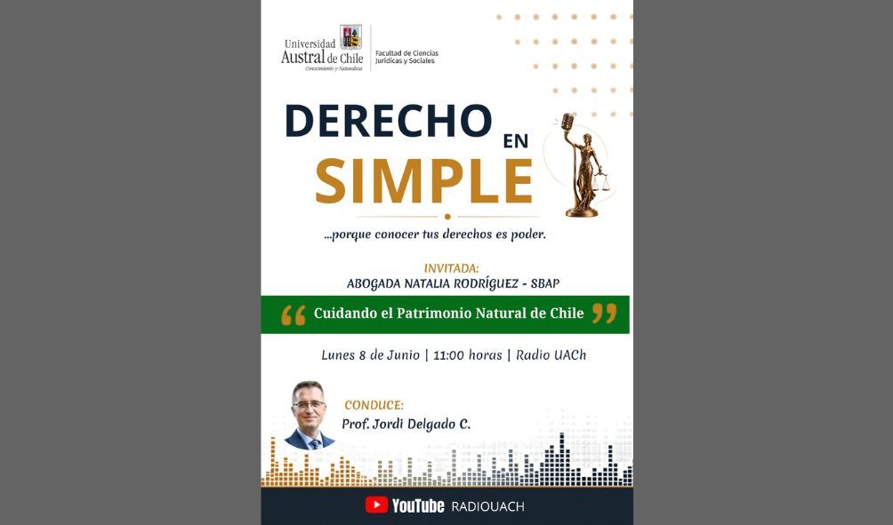 Facultad de Ciencias Jurídicas y Sociales UACh estrena programa radial “Derecho en Simple”