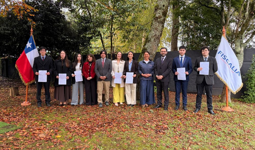 Estudiantes de Derecho comienzan su pasantía en la Fiscalía Regional de Los Ríos